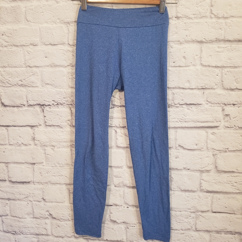 LuLaRoe Heathered Blue Leggings